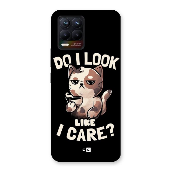 Cat Look Like Care Glass Back Case for Realme 8