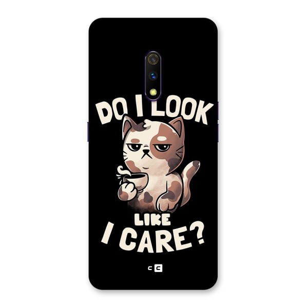 Cat Look Like Care Back Case for Realme X