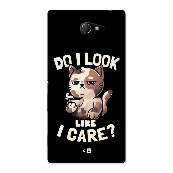 Cat Look Like Care Back Case for Sony Xperia M2