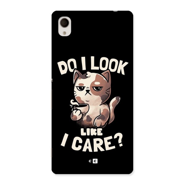 Cat Look Like Care Back Case for Sony Xperia M4