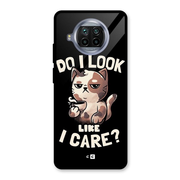 Cat Look Like Care Glass Back Case for Mi 10i