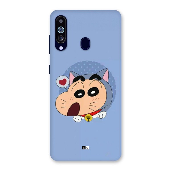 Cat Shinchan Back Case for Galaxy A60