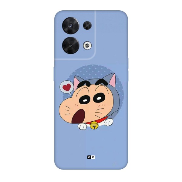 Cat Shinchan Back Case for Oppo Reno8 5G