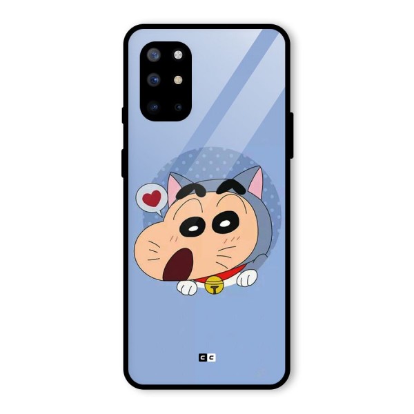 Cat Shinchan Glass Back Case for OnePlus 8T