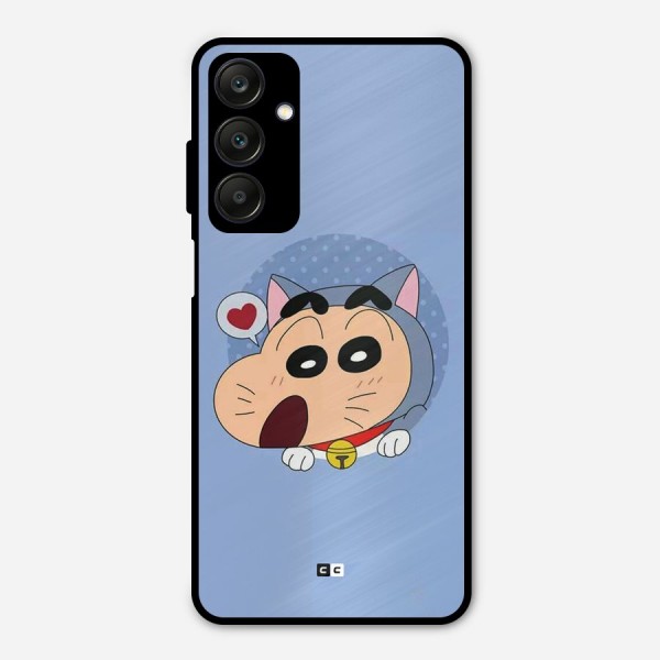 Cat Shinchan Metal Back Case for Galaxy A25 5G