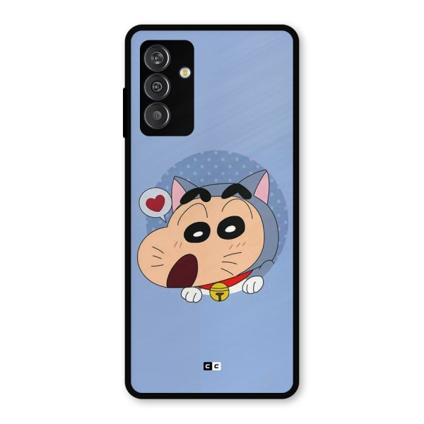 Cat Shinchan Metal Back Case for Galaxy F13