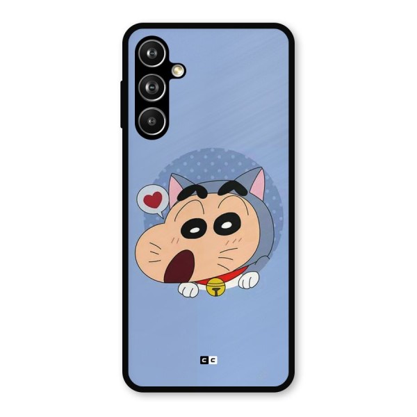 Cat Shinchan Metal Back Case for Galaxy F54