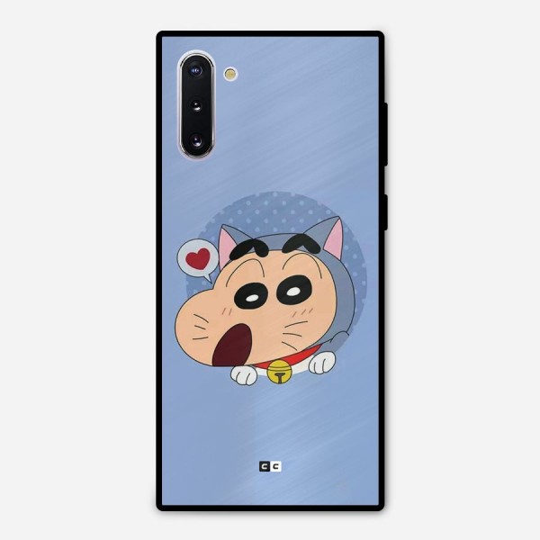 Cat Shinchan Metal Back Case for Galaxy Note 10