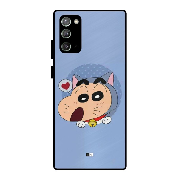 Cat Shinchan Metal Back Case for Galaxy Note 20