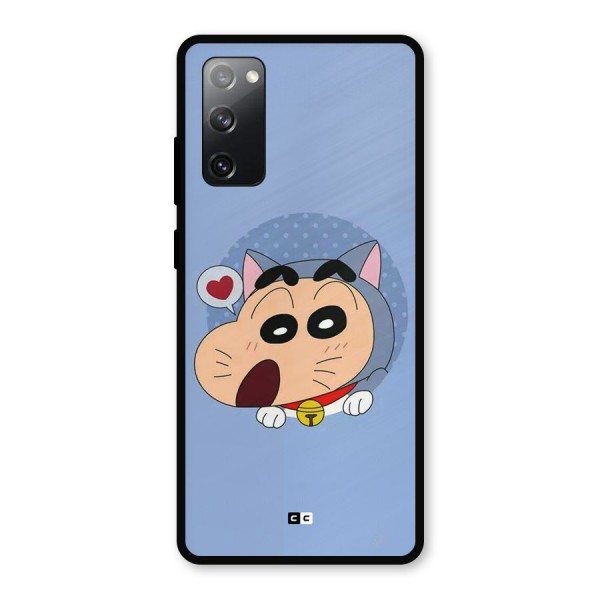 Cat Shinchan Metal Back Case for Galaxy S20 FE