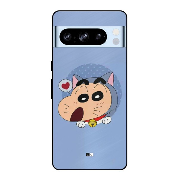 Cat Shinchan Metal Back Case for Google Pixel 8 Pro