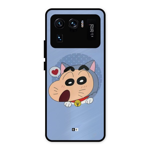 Cat Shinchan Metal Back Case for Mi 11 Ultra