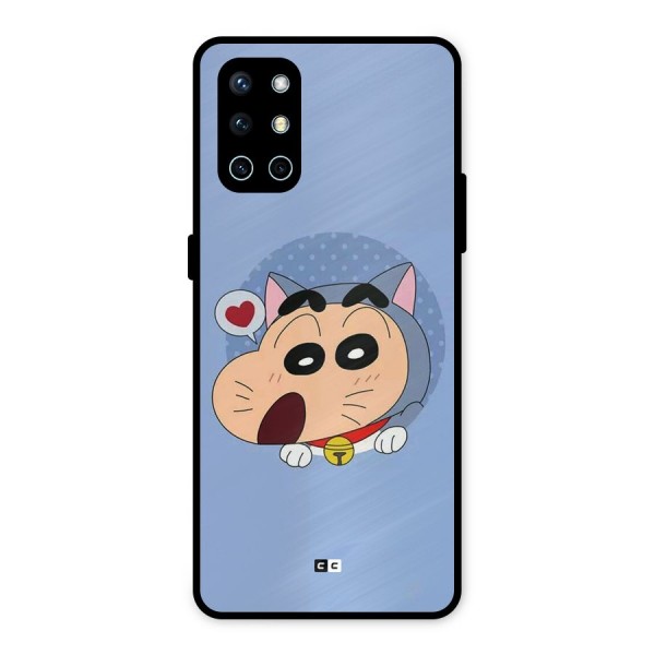 Cat Shinchan Metal Back Case for OnePlus 9R