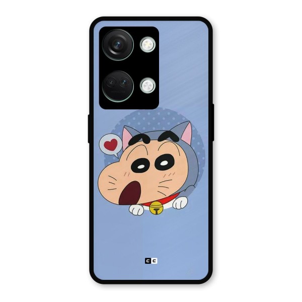 Cat Shinchan Metal Back Case for OnePlus Nord 3