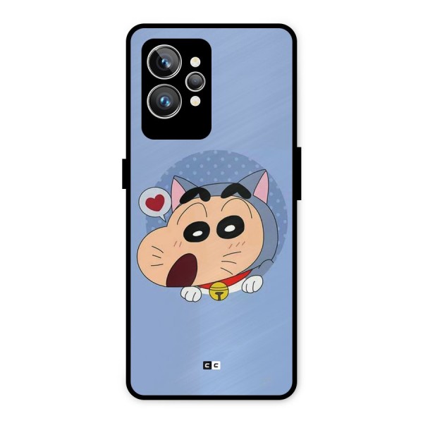 Cat Shinchan Metal Back Case for Realme GT2 Pro