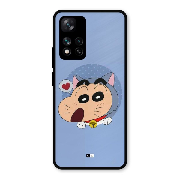 Cat Shinchan Metal Back Case for Xiaomi 11i Hypercharge 5G