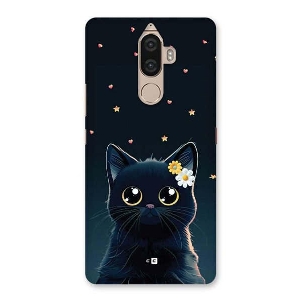 Cat With Flowers Back Case for Lenovo K8 Note