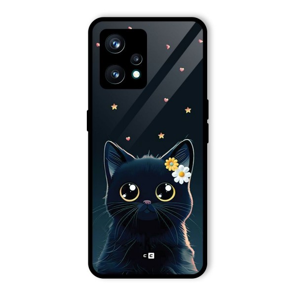 Cat With Flowers Back Case for Realme 9
