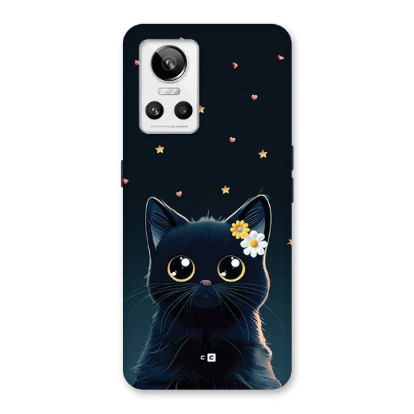 Cat With Flowers Back Case for Realme GT Neo 3