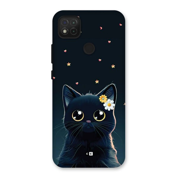 Cat With Flowers Back Case for Redmi 9 Activ