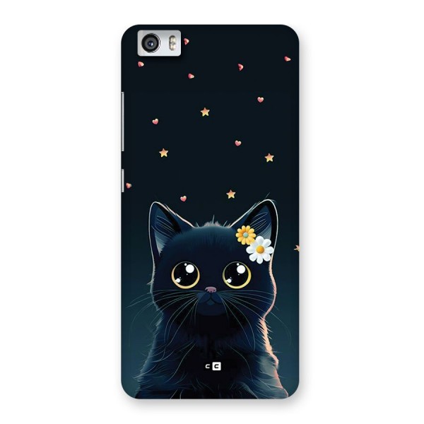 Cat With Flowers Back Case for Redmi Mi 5