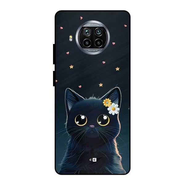 Cat With Flowers Metal Back Case for Mi 10i