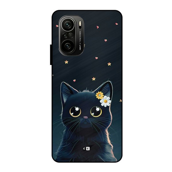 Cat With Flowers Metal Back Case for Mi 11X Pro