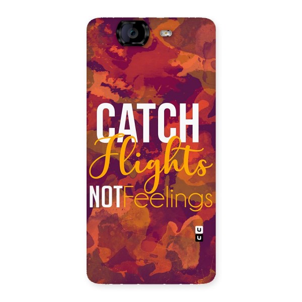 Catch Flights Not Feelings Back Case for Canvas Knight A350