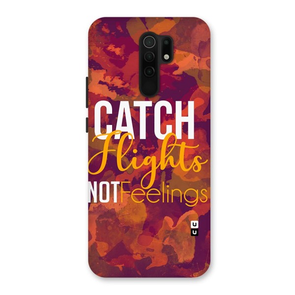 Catch Flights Not Feelings Back Case for Poco M2