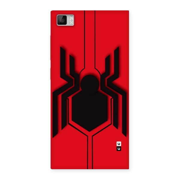 Center Spider Back Case for Mi3