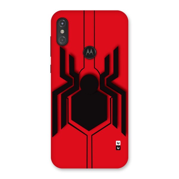 Center Spider Back Case for Motorola One Power