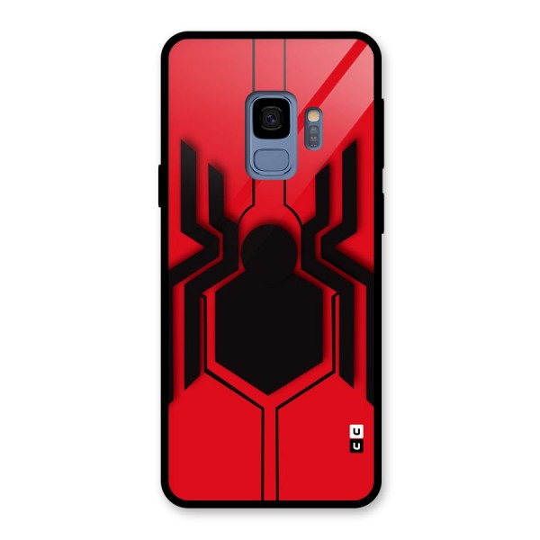 Center Spider Glass Back Case for Galaxy S9