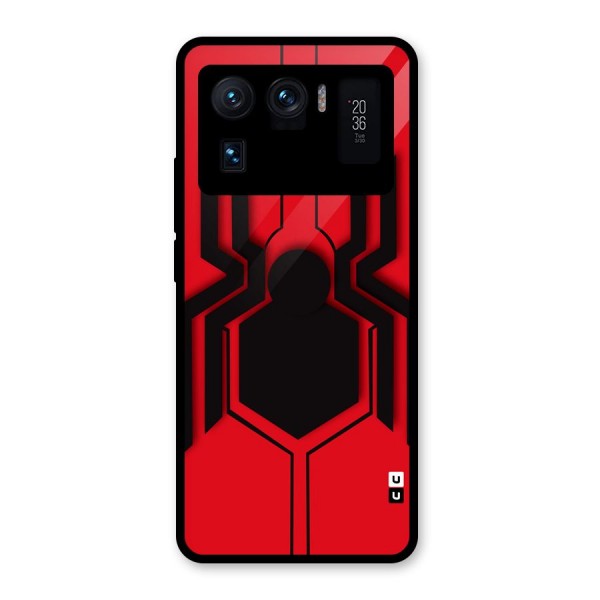 Center Spider Glass Back Case for Mi 11 Ultra