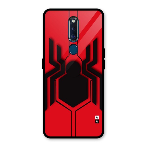 Center Spider Glass Back Case for Oppo F11 Pro