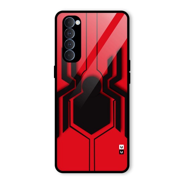 Center Spider Glass Back Case for Oppo Reno4 Pro