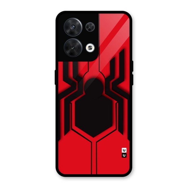 Center Spider Glass Back Case for Oppo Reno8 5G