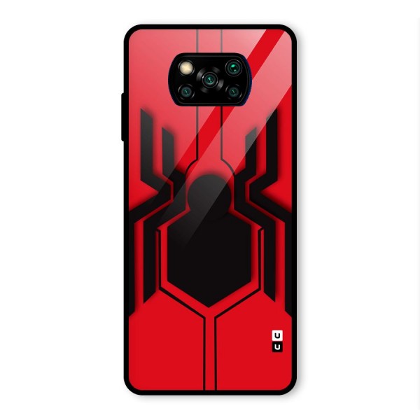 Center Spider Glass Back Case for Poco X3 Pro