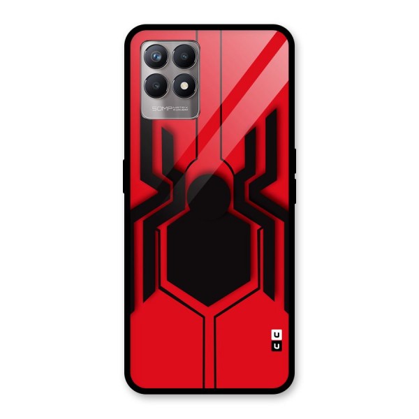 Center Spider Glass Back Case for Realme 8i