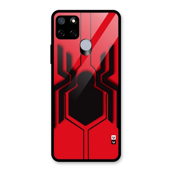 Center Spider Glass Back Case for Realme C15