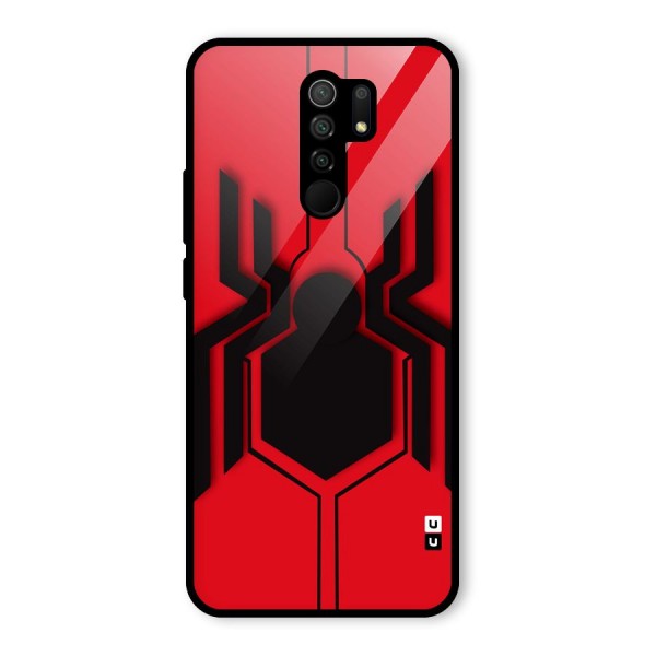 Center Spider Glass Back Case for Redmi 9 Prime