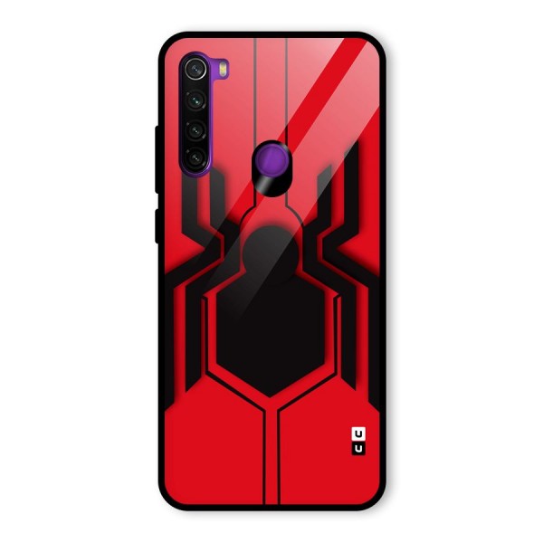 Center Spider Glass Back Case for Redmi Note 8