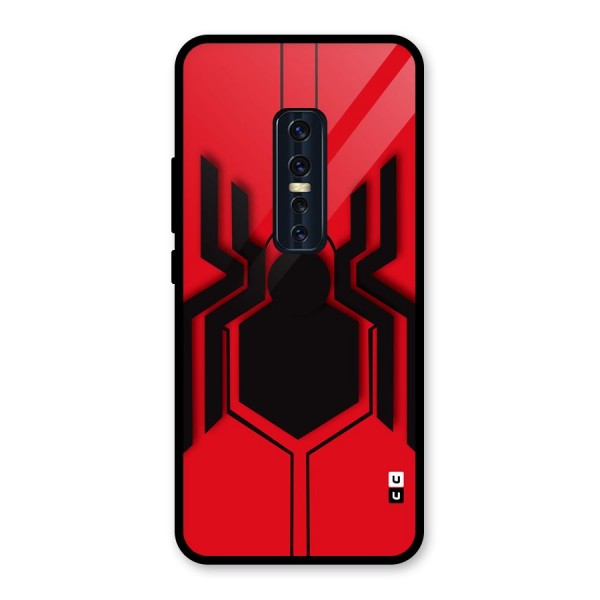 Center Spider Glass Back Case for Vivo V17 Pro