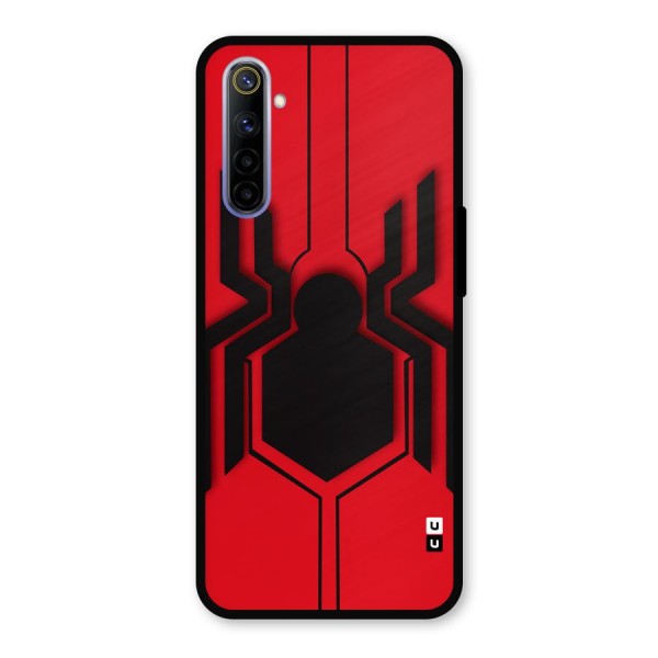 Center Spider Metal Back Case for Realme 6