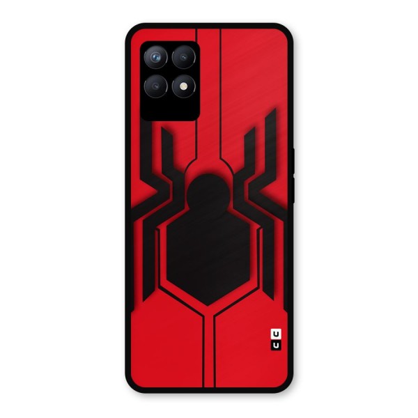 Center Spider Metal Back Case for Realme 8i