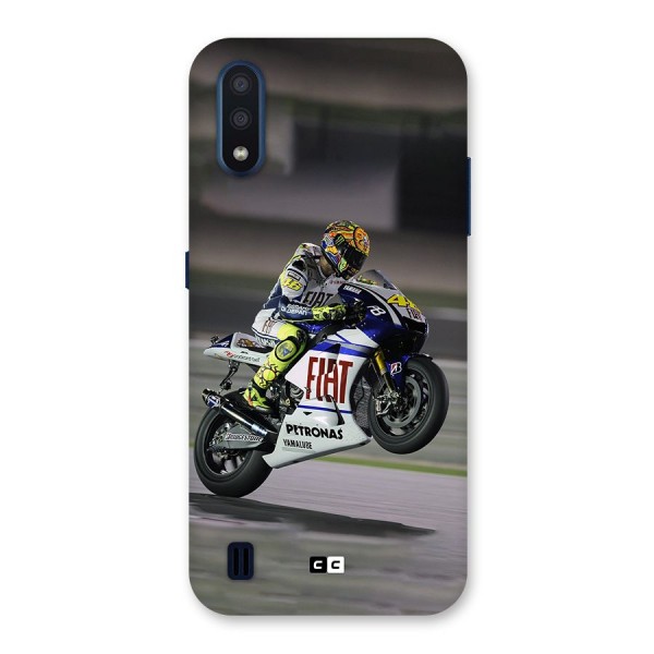 Champion Biker Back Case for Galaxy M01