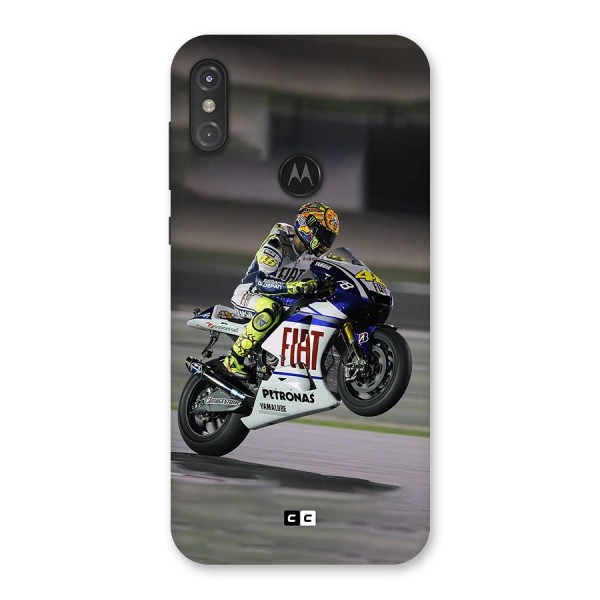 Champion Biker Back Case for Motorola One Power