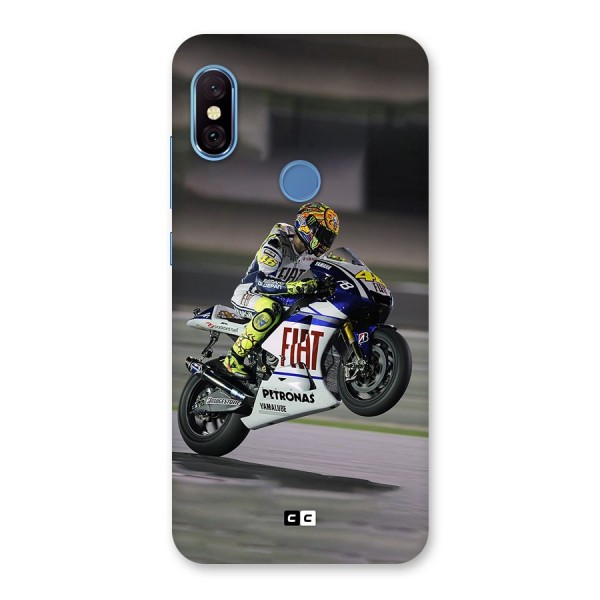 Champion Biker Back Case for Redmi Note 6 Pro