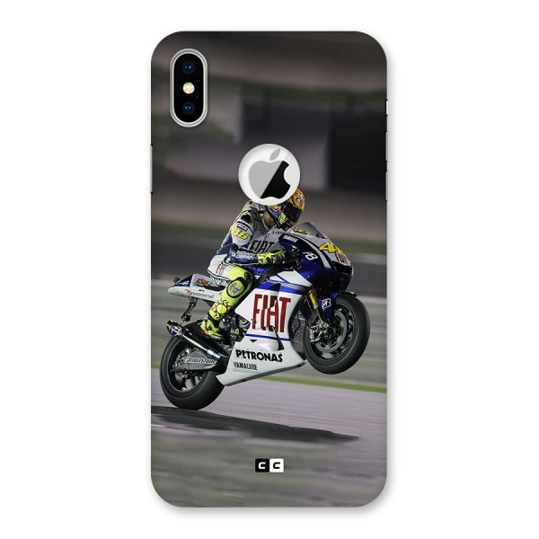 Champion Biker Back Case for iPhone XS Logo Cut