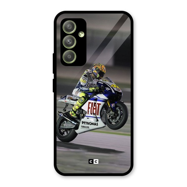 Champion Biker Glass Back Case for Galaxy A54