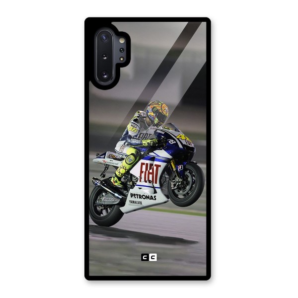 Champion Biker Glass Back Case for Galaxy Note 10 Plus